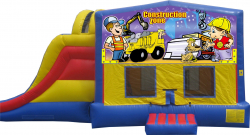 Construction Extreme Bouncer with Slide